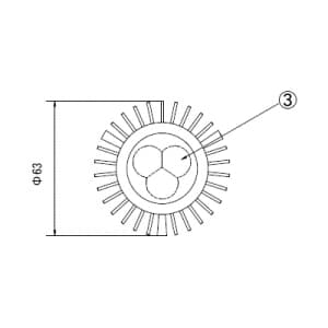 テスライティング 【生産完了品】LEDランプ 《MARK1type Cree》 PAR20 ビーム角12度 光束350lm 色温度5500K E26口金 LEDランプ PAR20 ビーム角12度 光束350lm 色温度5500K E26口金 BLT2026SS-CW33H 画像2