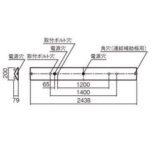 パナソニック 【生産完了品】蛍光灯ベース照明 直付型 富士形器具 FHF86形×2灯用(蛍光灯付属) 蛍光灯ベースライト 直付型 富士形器具 FHF86形×2灯用 蛍光灯付属 FHA82038FPN2 画像2