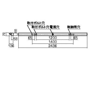 パナソニック 【生産完了品】蛍光灯ベース照明 直付型 片反射笠付器具 FHF86形×1灯用(蛍光灯付属) 蛍光灯ベースライト 直付型 片反射笠付器具 FHF86形×1灯用 蛍光灯付属 FHA81269FPN9 画像2