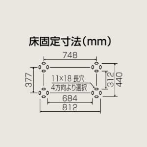 オーケー器材 【生産完了品】アルミ製据付架台 《アルミキーパー》 高置台 アルミ製据付架台 《アルミキーパー》 高置台 K-AH65CL 画像2