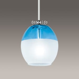 NEC 【生産完了品】小型ペンダント 丸型クリアブルーガラスグローブ ミニクリプトン電球60W形×1灯 XC-61178-L
