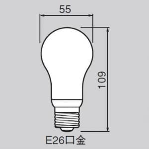 東芝 【生産完了品】電球形蛍光ランプ 《ネオボールZ リアル》 電球60Wタイプ(A形) 3波長形昼白色 E26口金  EFA15EN/11-Z 画像2