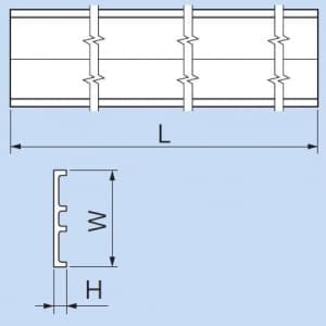 因幡電工 【限定特価】給水・給湯用配管化粧カバー 屋内用 《リフォームダクトJD》 JD用スペーサー 給水・給湯用配管化粧カバー 屋内用 《リフォームダクトJD》 JD用スペーサー JDS-20-10 画像2