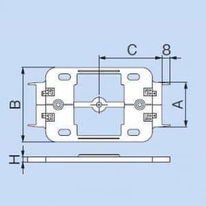 因幡電工 【限定特価】給水・給湯用配管化粧カバー 屋内用 《リフォームダクトJD》 JTC/JTH用スペーサー 給水・給湯用配管化粧カバー 屋内用 《リフォームダクトJD》 JTC/JTH用スペーサー JTCS-13 画像3