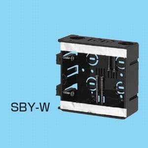未来工業 深形スライドボックス アルミ箔付 2ヶ用 深形スライドボックス アルミ箔付 2ヶ用 SBY-W