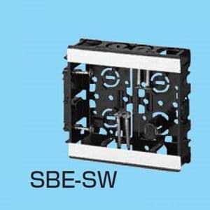 未来工業 【ケース販売特価 50個セット】EGスライドボックス 浅形 アルミ箔付 磁石付 2ヶ用 SBE-SW_set