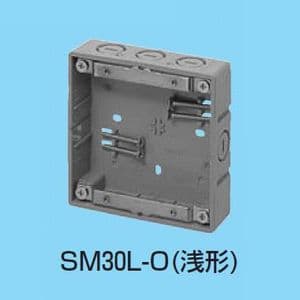 未来工業 【ケース販売特価 20個セット】真壁用スイッチボックス アルミ箔付 2ヶ用 浅形 SM30L-O_set
