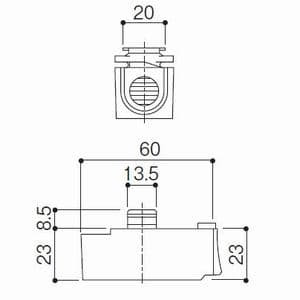 パナソニック 【100V用配線ダクトシステム ショップライン】引掛シーリングプラグ 2P 6A 125V 黒 【100V用配線ダクトシステム ショップライン】引掛シーリングプラグ 2P 6A 125V 黒 DH8542B 画像2