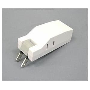 ヤザワ 【生産完了品】AC/USB変換アダプター コーナータップ型 AC:1個口/USB:2ポート 白 HC300WH2USB