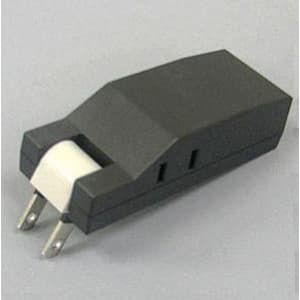ヤザワ 【生産完了品】AC/USB変換アダプター コーナータップ型 AC:1個口/USB:2ポート 黒 HC300BK2USB