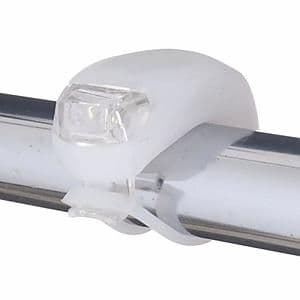 ヤザワ 【生産完了品】防雨型 簡単取付バイクライト 白色高輝度LED×2灯 LB106WH