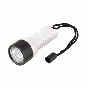 ヤザワ LEDミニフラッシュライト 白色高輝度LED×6灯 単4乾電池×3本(別売) LL37PW