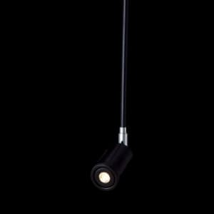 ヤザワ 【生産完了品】LEDスポットライト ロングアーム 3WLED 電球色 ブラック SPLE03L03BK
