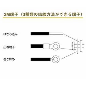 明工社 2P 20A コネクターボデー 3M端子 20A 250V  MC2639 画像3