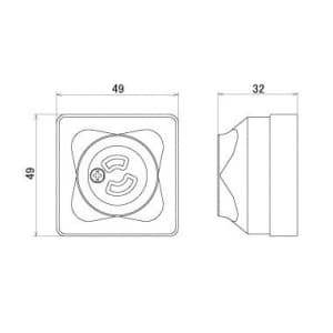 明工社 2P 15A 引掛コンセント 15A 125V 2P 15A 引掛コンセント 15A 125V MH2882 画像2