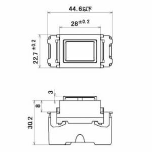 明工社 【生産完了品】ML表示付押ボタンスイッチ B接点 10A 300V  ML1116-N 画像2