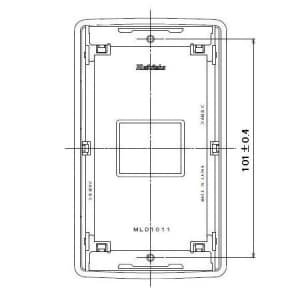 明工社 【生産完了品】MLエレガントプレート 1コ用  MLD1011 画像3