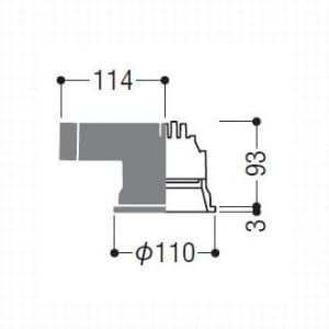 コイズミ照明 【生産完了品】LED一体型ダウンライト ベースタイプ 埋込穴:φ100mm 明るさ目安:FHT32Wクラス 光源色:温白色(3500K) ファインホワイト LED一体型ダウンライト ベースタイプ 埋込穴:Φ100mm 明るさ目安:FHT32Wクラス 光源色:温白色(3500K) ファインホワイト XD36822L 画像2