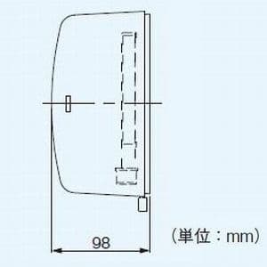 パナソニック Q-hiファン 同時給排タイプ 壁掛・薄形 6畳用 色:ホワイト Q-hiファン 同時給排タイプ 壁掛・薄形 6畳用 色:ホワイト FY-6A2-W 画像3