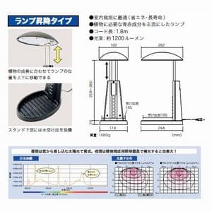 ジェフコム 【生産完了品】植物育成用LEDライト すくす〜くライト スタンドタイプ ランプ昇降タイプ  PSK-27ST 画像2