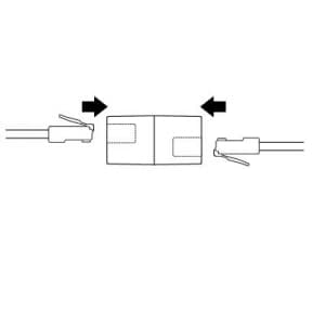 ジェフコム カテゴリー5 ケーブルジョイント カテゴリー5e性能準拠品 カテゴリー5 ケーブルジョイント カテゴリー5e性能準拠品 LFNJJ-5E 画像2