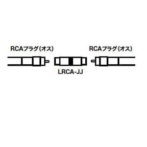 ジェフコム RCA変換アダプター RCAジャック ⇔ RCAジャック 2個入 RCA変換アダプター RCAジャック ⇔ RCAジャック 2個入 LRCA-JJ 画像2