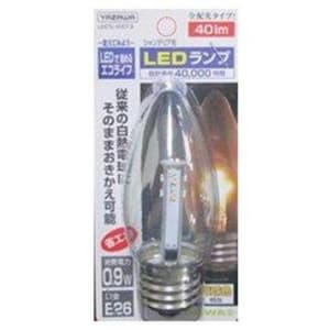 ヤザワ 【生産完了品】C37形 シャンデリア形LEDランプ クリア 全光束:40lm 10〜15W相当 電球色 E26口金 C37形 シャンデリア形LEDランプ クリア 全光束:40lm 10〜15W相当 電球色 E26口金 LDC1LG373 画像3