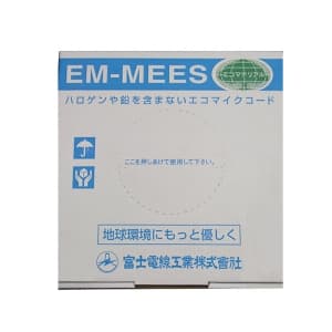 富士電線 #エコ電線(マイクロホン用耐燃性ポリエチレンコード) 3心 0.5&#13215; 100m巻き 灰色 EM-MEES0.5×3C×100m