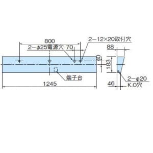 日立 【生産完了品】直管蛍光灯照明器具 ベースライト ウォールウォッシャ形 Hf32W×1灯 蛍光灯別売 直管蛍光灯照明器具(ベースライト) ウォールウォッシャ形 Hf32W×1灯 (蛍光灯別売) HNM4142VAPKN14 画像2