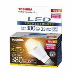 東芝 【生産完了品】LED電球 ミニクリプトン形 光が広がるタイプ 25W形相当 全光束:380lm 電球色 E17口金 断熱材施工器具対応 E-CORE[イー・コア] LED電球 ミニクリプトン形 光が広がるタイプ 25W形相当 全光束:380lm 電球色 E17口金 断熱材施工器具対応 E-CORE[イー・コア] LDA6L-G-E17/S 画像2