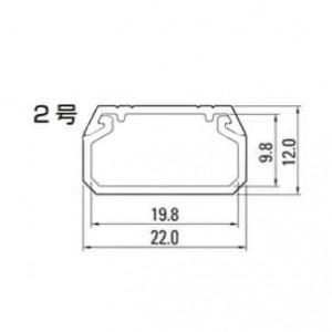 マサル工業 テープ付ニュー・エフモール 2号 1m ブラウン テープ付ニュー・エフモール 2号 1m ブラウン SFT26 画像3
