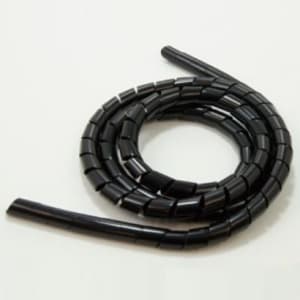 ジェフコム スパイラルチューブ φ12〜35×1.3m 黒 スパイラルチューブ φ12〜35×1.3m 黒 EM-SCB-1235