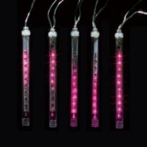ジェフコム 【生産完了品】LEDフォール 電池式 5本組 ピンク LEDフォール 電池式 5本組 ピンク STM-G05P
