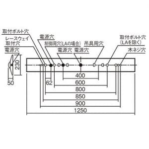 パナソニック 【生産完了品】一体型LEDベースライト 《EVERLEDS iDシリーズ》 直付型 Dスタイル 幅230mm 4000lmタイプ FLR40形×2灯器具 節電タイプ 温白色 一体型LEDベースライト 《EVERLEDS iDシリーズ》 直付型 Dスタイル 幅230mm 4000lmタイプ FLR40形×2灯器具 節電タイプ 温白色 XL953PTFKLE9 画像2