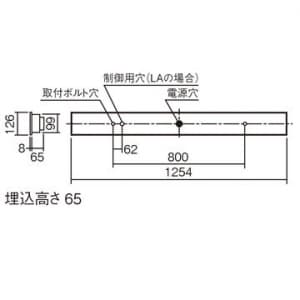 パナソニック 【生産完了品】一体型LEDベースライト 《EVERLEDS iDシリーズ》 埋込型 下面開放型 幅100mm 6900lmタイプ Hf32形×2灯高出力型器具相当 昼白色 調光対応 一体型LEDベースライト 《EVERLEDS iDシリーズ》 埋込型 下面開放型 幅100mm 6900lmタイプ Hf32形×2灯高出力型器具相当 昼白色 調光対応 XL960EFVKLA9 画像2