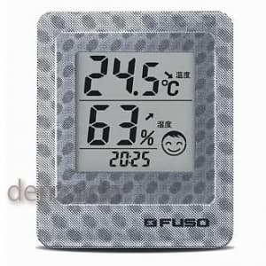 FUSO 卓上デジタル温湿度・環境3Dモニタ ブラック BTH-300B
