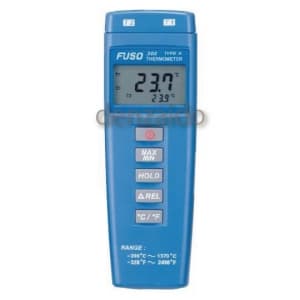 FUSO デジタル温度計 2点式 デジタル温度計 2点式 FUSO-308