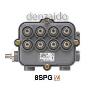 マスプロ 【生産完了品】8分配器 屋外用 1端子電流通過型 8SPG(NH-D8)