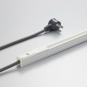 DNライティング 【受注生産品】金属棚専用マグネット、電源コード付ラインコンセント 全長1800mm LCM1800