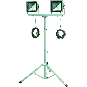 日動工業 LED作業灯 30W 2灯式三脚セット 簡易防雨型 LPR-S30LW-3ME
