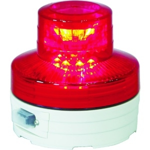 日動工業 LED回転灯 常時点灯タイプ 防雨型 電池式 赤 NU-AR