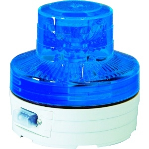 日動工業 LED回転灯 常時点灯タイプ 防雨型 電池式 青 LED回転灯 常時点灯タイプ 防雨型 電池式 青 NU-AB