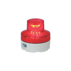 日動工業 LED回転灯 夜間自動点灯点灯タイプ 防雨型 電池式 赤 NU-BR