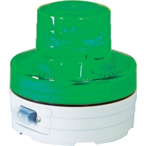 日動工業 LED回転灯 夜間自動点灯点灯タイプ 防雨型 電池式 緑 NU-BG