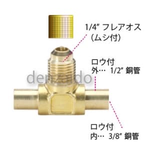 タスコ フレアティコネクター ロウ付タイプ 3ケ入 フレアティコネクター ロウ付タイプ 3ケ入 TA231B 画像2