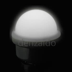 ジェフコム 【限定特価】LEDサイン球 屋外用 散光タイプ ホワイト 口金E26 P18SW-E2601-W