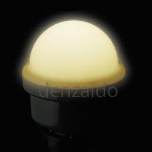 ジェフコム 【限定特価】LEDサイン球 屋外用 散光タイプ ウォームホワイト 口金E26 P18SW-E2601-L