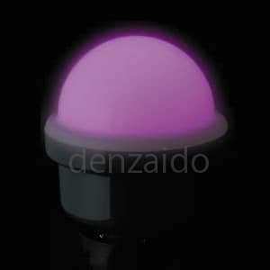 ジェフコム 【生産完了品】LEDサイン球 屋外用 散光タイプ ピンク 口金E26 P18SW-E2601-P
