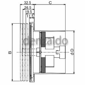 バクマ工業 【生産完了品】樹脂製プッシュ式レジスター 空気清浄フィルター+断熱シート付 自然給気用 壁面・天井面取付兼用型 樹脂製プッシュ式レジスター 空気清浄フィルター+断熱シート付 自然給気用 壁面・天井面取付兼用型 REP-100JFK 画像3