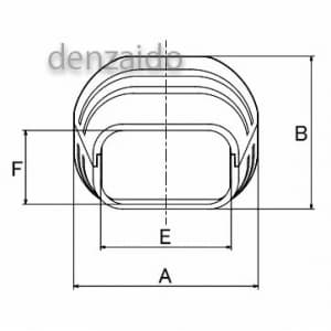 バクマ工業 端末カバー 機器接続部用 ブラック 《スマートダクト RDシリーズ》 端末カバー 機器接続部用 ブラック 《スマートダクト RDシリーズ》 RDEN-70-BK 画像2